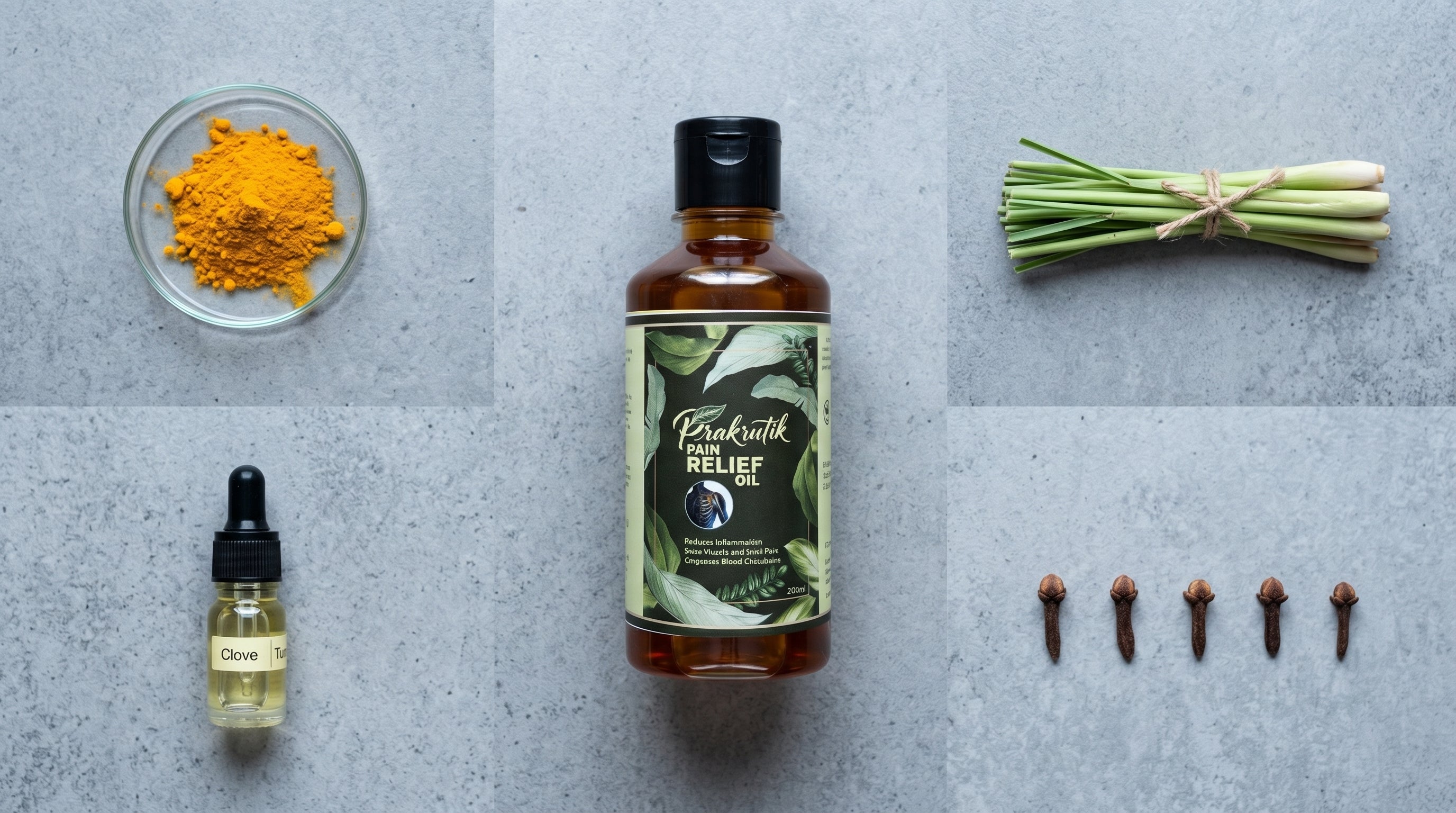 🌿 Prakritik Classic Pain Relief Oil: Nature’s Deep Healing Touch