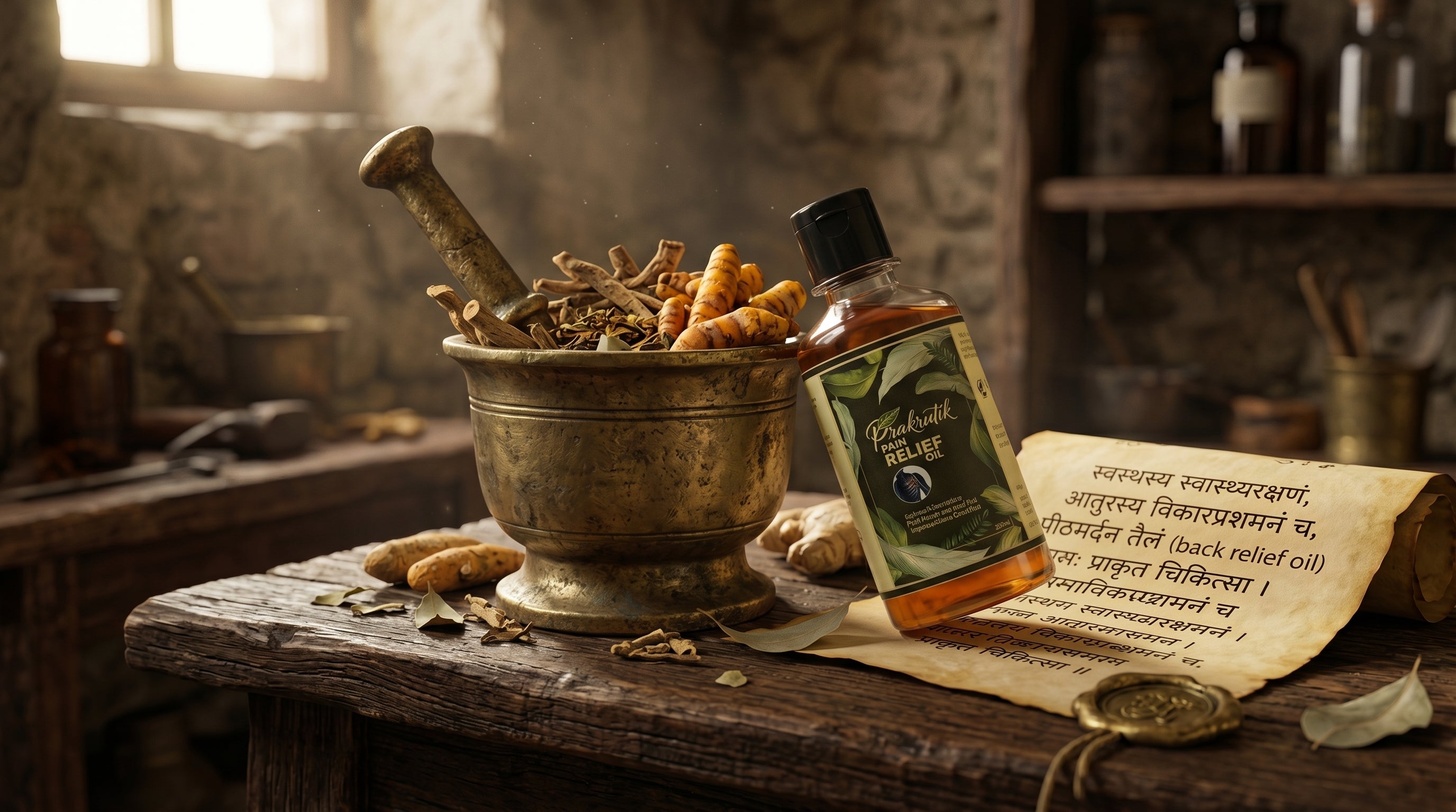 🌿 Prakritik Classic Pain Relief Oil: Nature’s Deep Healing Touch
