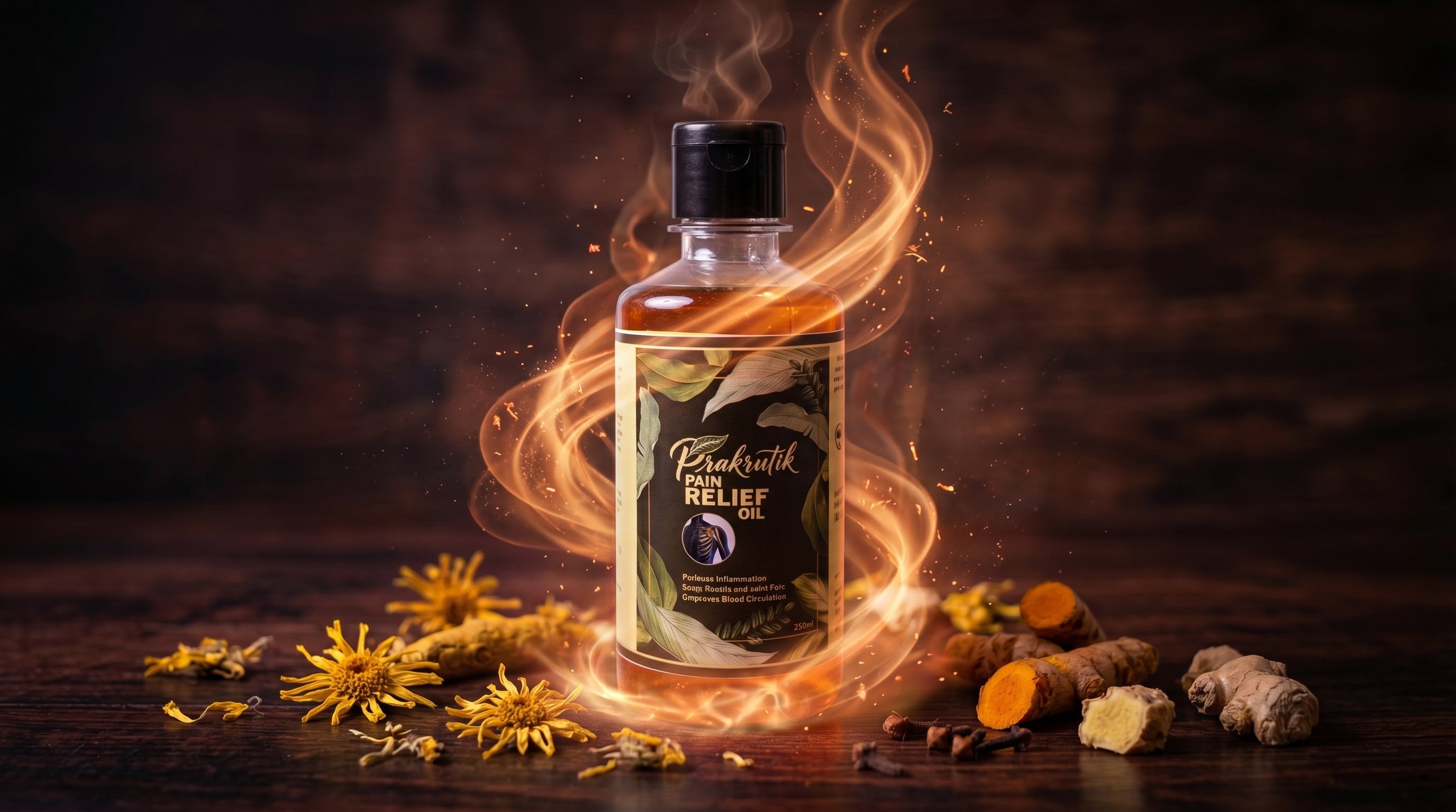 🌿 Prakritik Classic Pain Relief Oil: Nature’s Deep Healing Touch