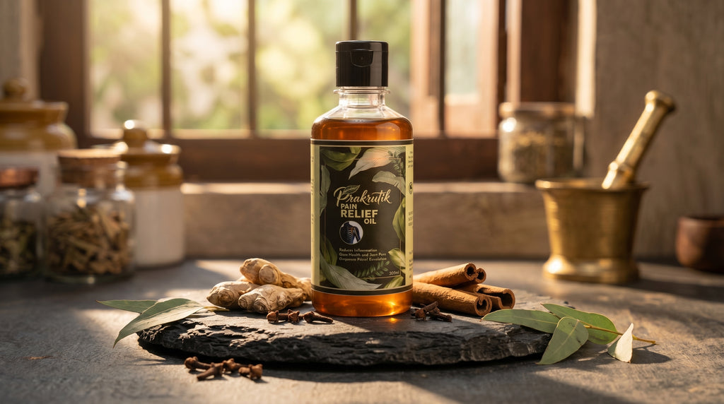 🌿 Prakritik Classic Pain Relief Oil: Nature’s Deep Healing Touch