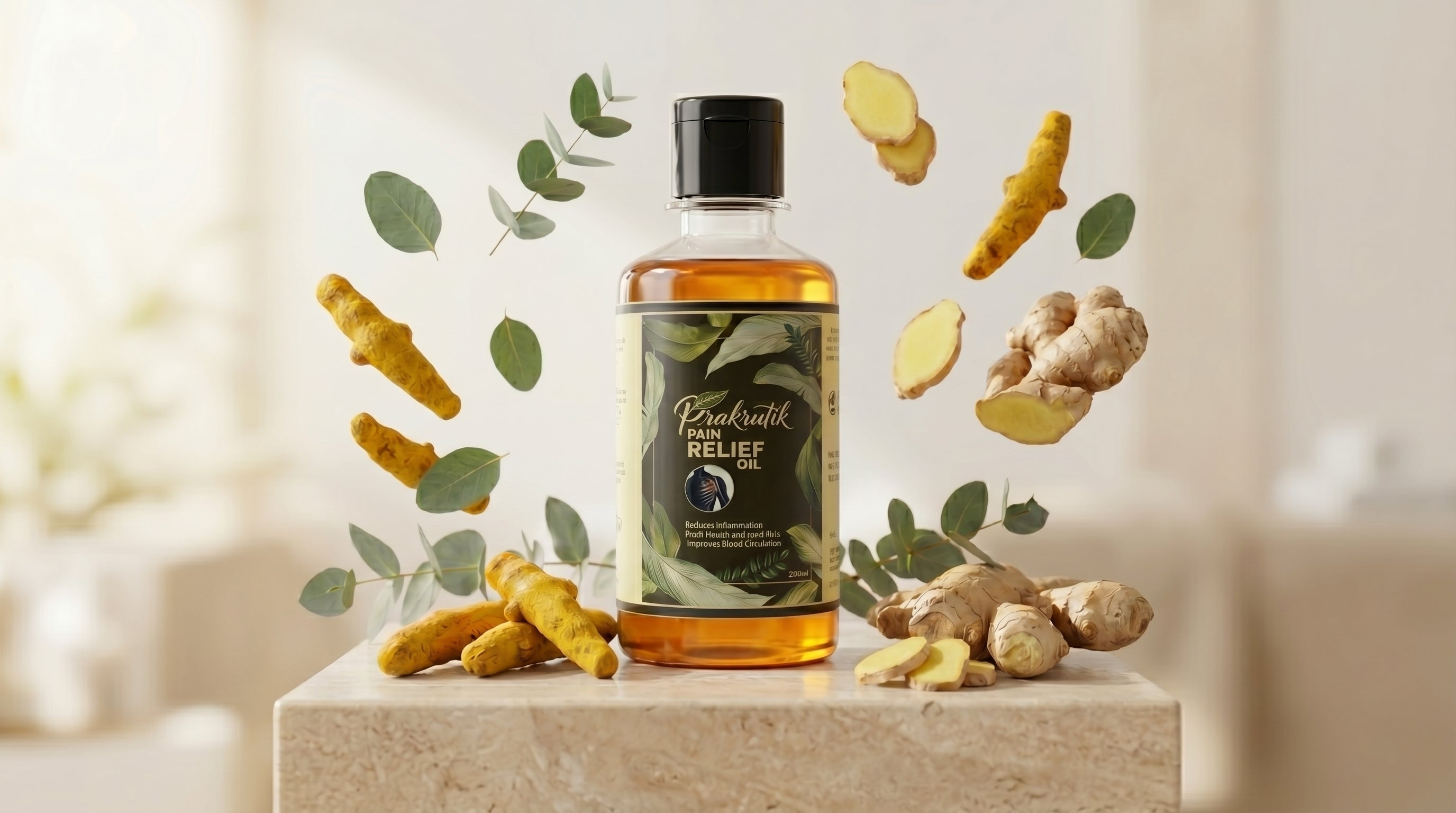 🌿 Prakritik Classic Pain Relief Oil: Nature’s Deep Healing Touch